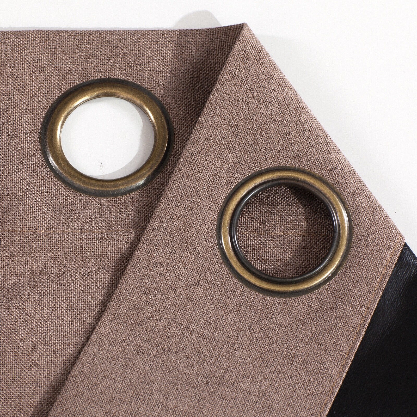 Brown 100% Blackout Window Curtains – Black Back & Grommets – 4 SIZES!!!