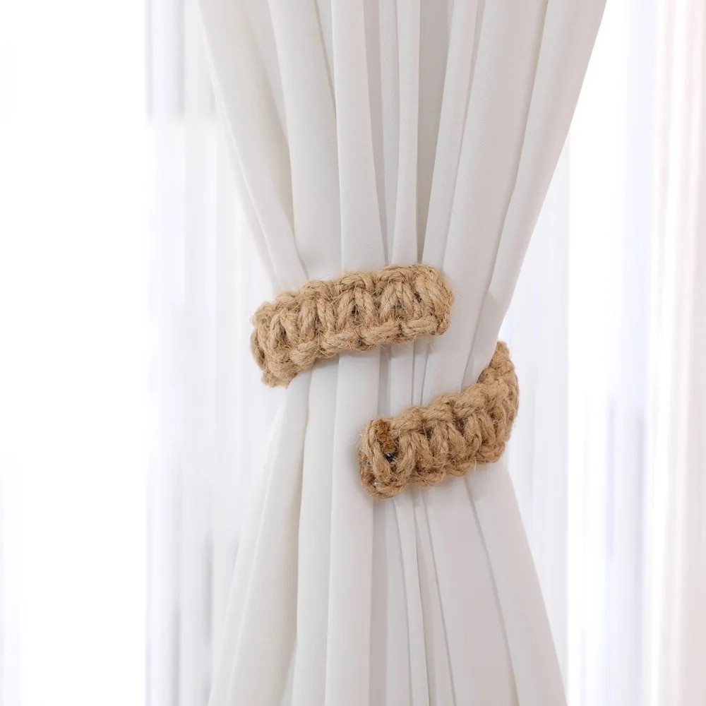 Modern Braided Curtain Holdbacks Tiebacks Window Decor Accessories