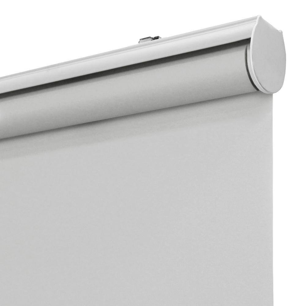 Gray Polyester 35 In. W X 72 In. L Light Filtering Cordless Slow Release Recycle