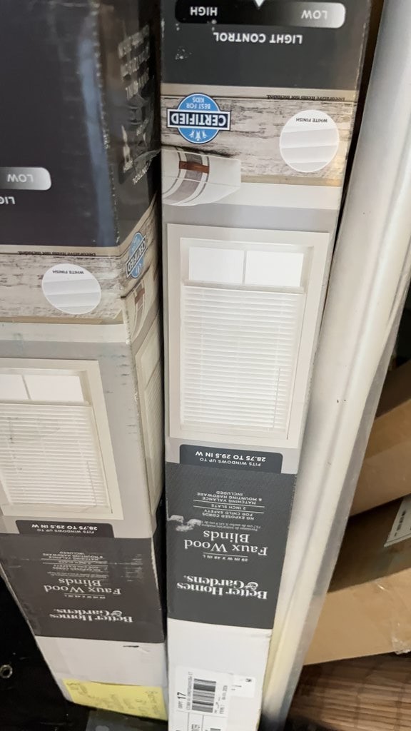 Bright Home Gardens Faux Wood Blinds