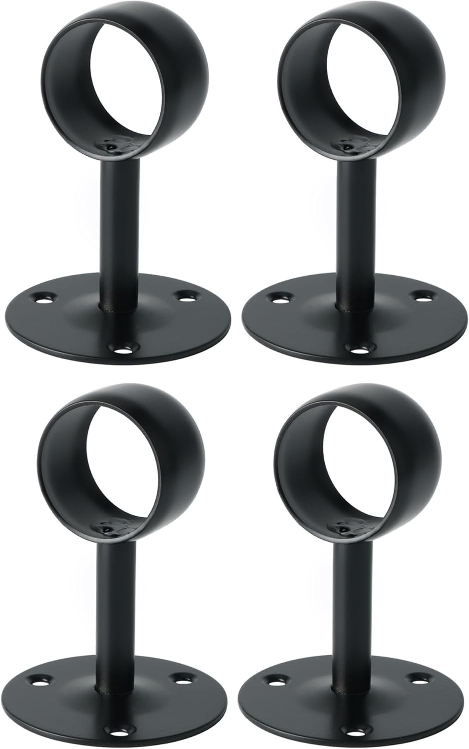 Curtain Rod Holder Bracket 38mm DiaCloset Rod Holders Wall Mount,Ceiling Moun…