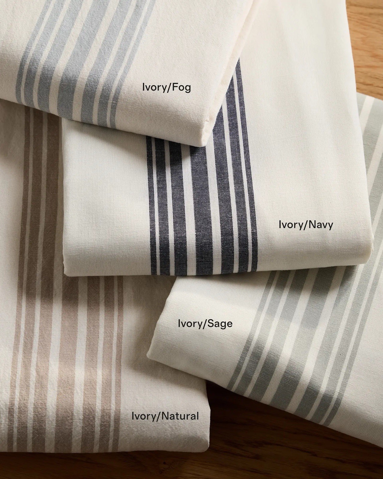 NWOT QUINCE Coastal Stripe Linen Cotton Light Filter Panel SAGE IVORY 108”