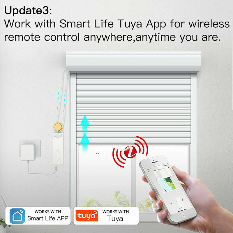 ZigBee Smart Chain Curtain Drive Motor APP Voice Control For Alexa Google