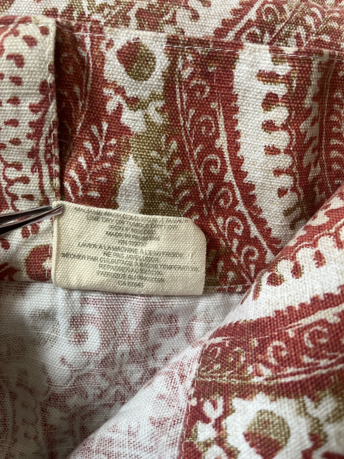 Envogue Terracotta Azaro 4 Panels Bohemian Medallions 100% Cotton
