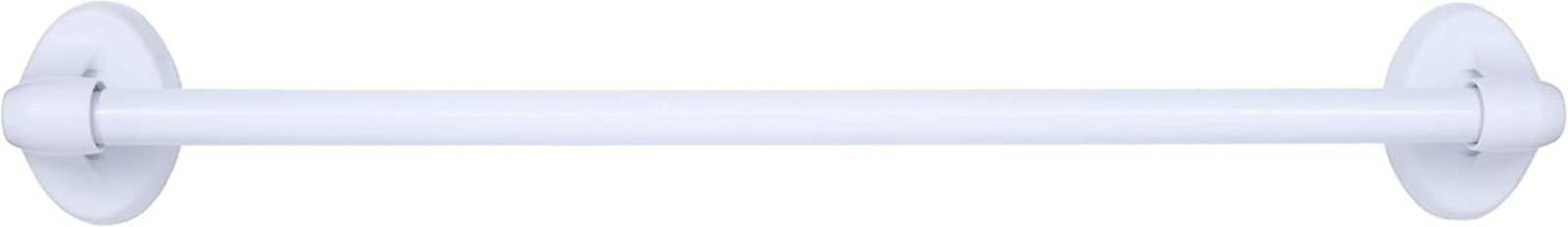 Elegant 5/8″ Multi-Use Magnetic Curtain Rod, Adjustable 16″–28″ – White Finish