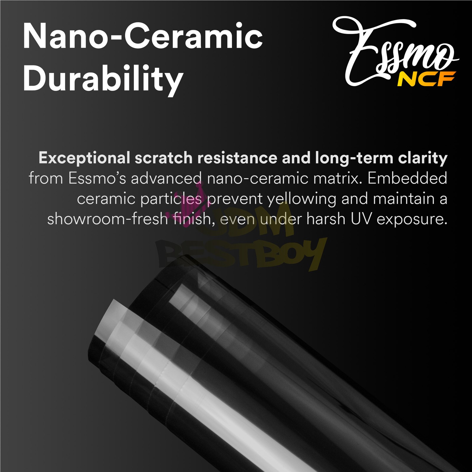 ESSMO Nano Ceramic Window Tint Film VLT UV Car Home Office Roll Heat Protection