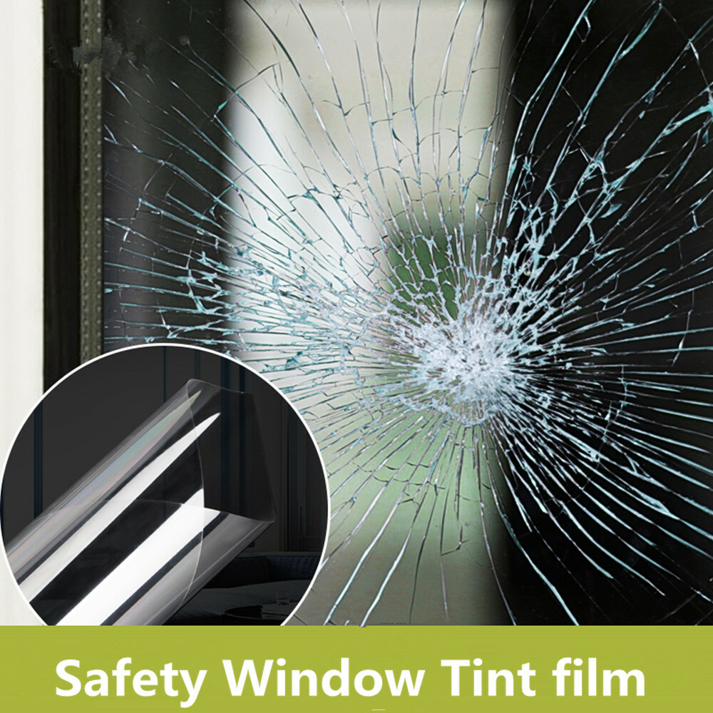 2Mil Security Window Film shatter-Proof Glass protection PET Sticker HOHOFILM