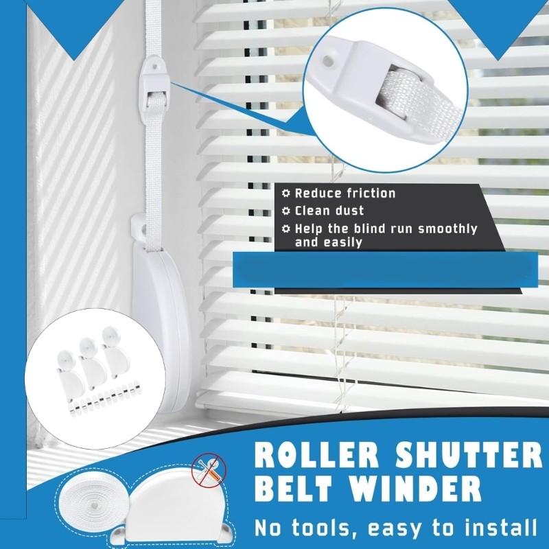 Roller Shutter Belt Organizers Window Shutter Strap Winder for Simple Install