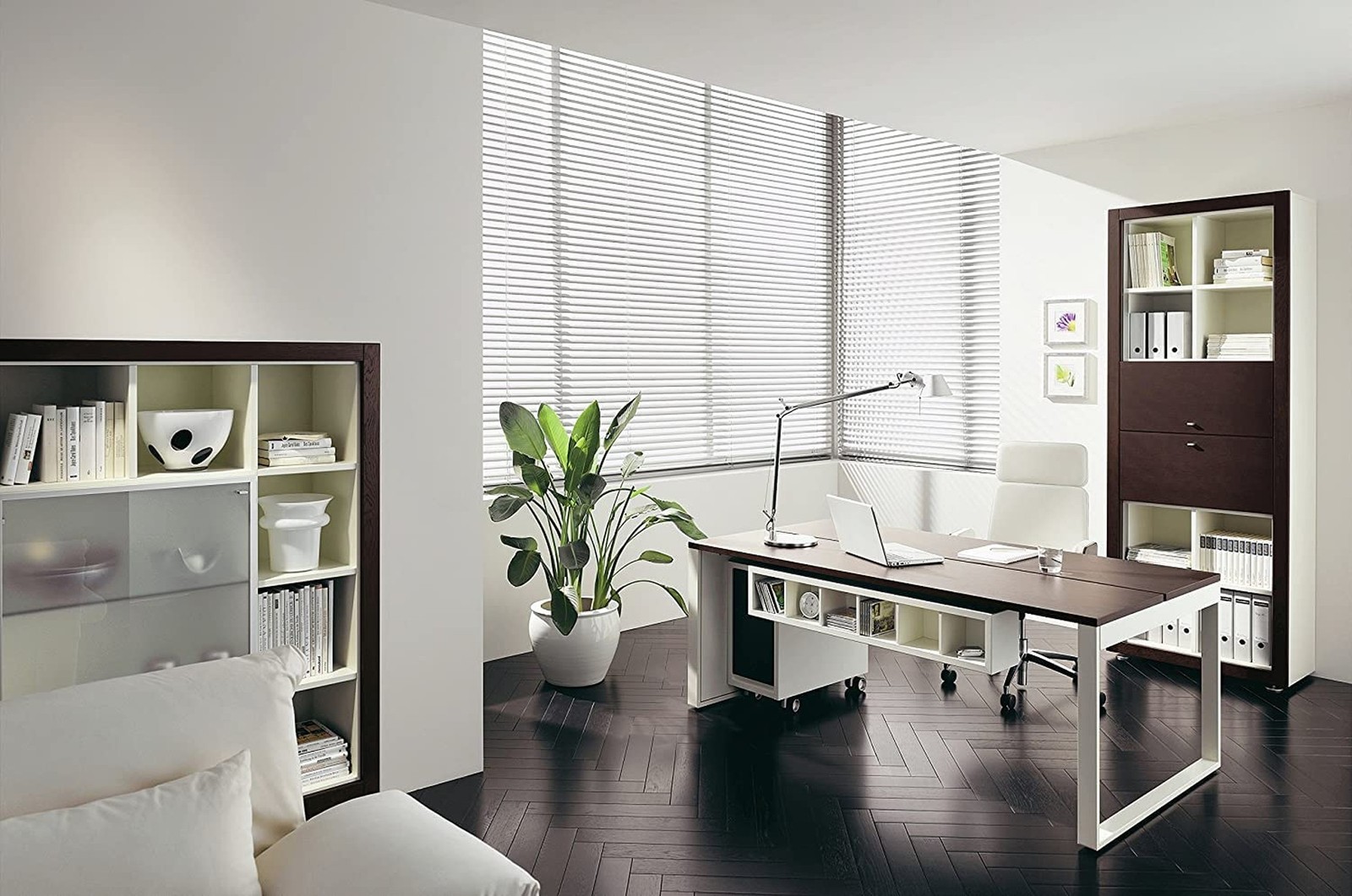 YIIBAII Mini Blinds Suitable for 31″ W x 64″ H Windows 1″ Aluminum Horizontal…