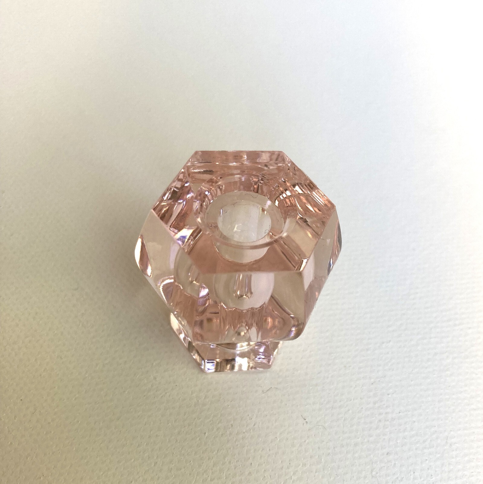 Pottery Barn Teen Acrylic Knob Pink Small SINGLE New 1″ Pull 18