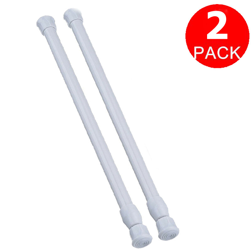 lot Heavy-Duty Steel Tension Curtain Rod Spring Load Adjustable Curtain Pole