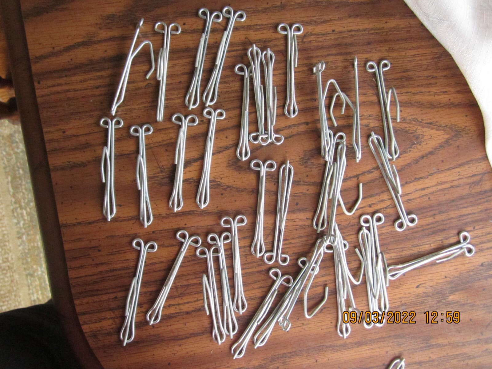 Vintage Slip On Drapery Curtain Hooks Drop Pinch Pleat Drapery Misc. see desc.