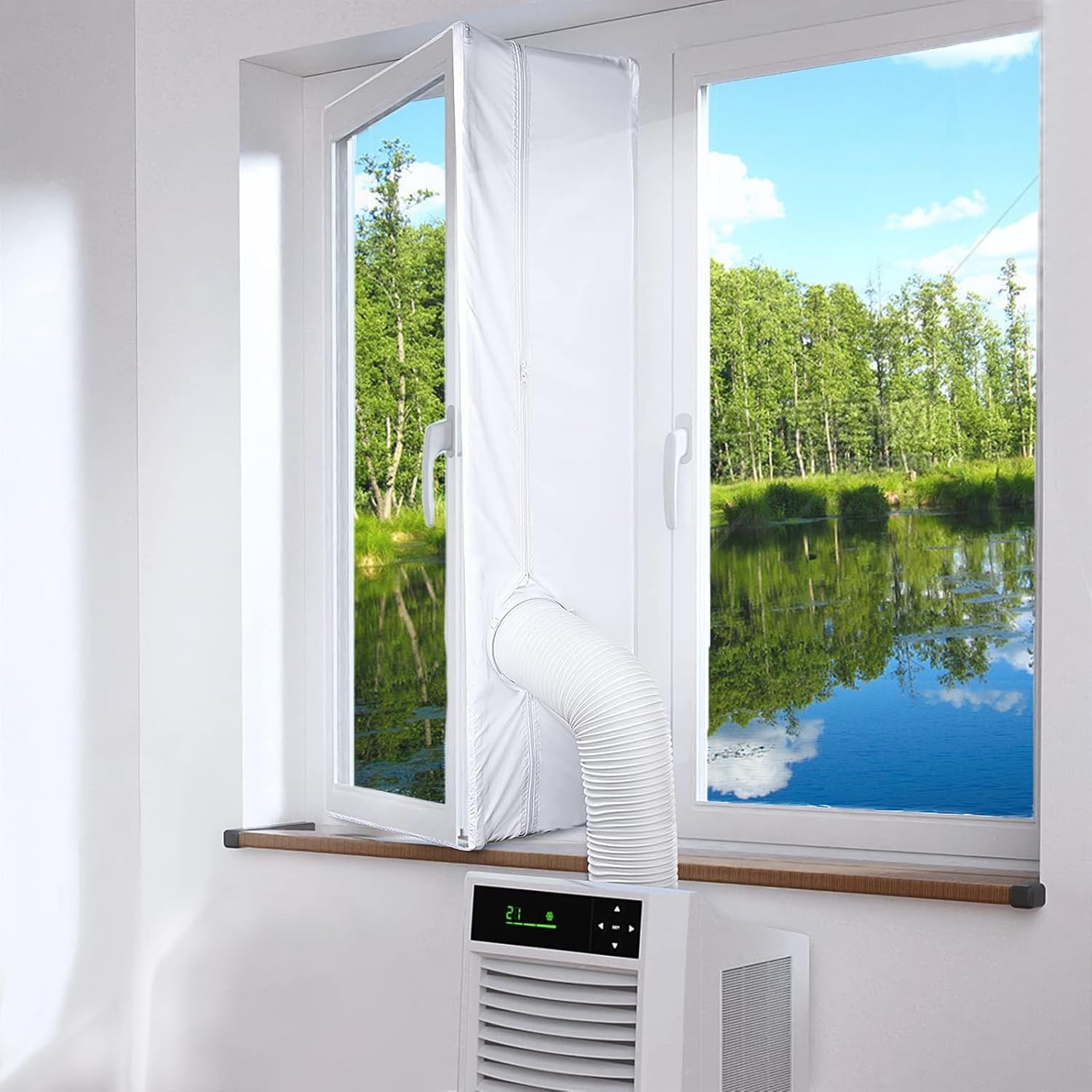 3M 118″ Window Seal Kit for Portable Air Conditioner 100 Sealing Effect Window