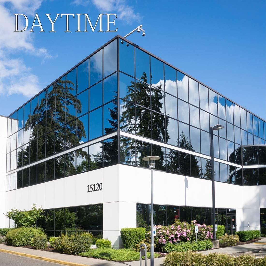 One Way Window Film – Daytime Privacy, Heat Control, Static Cling, 35.4″x32.8