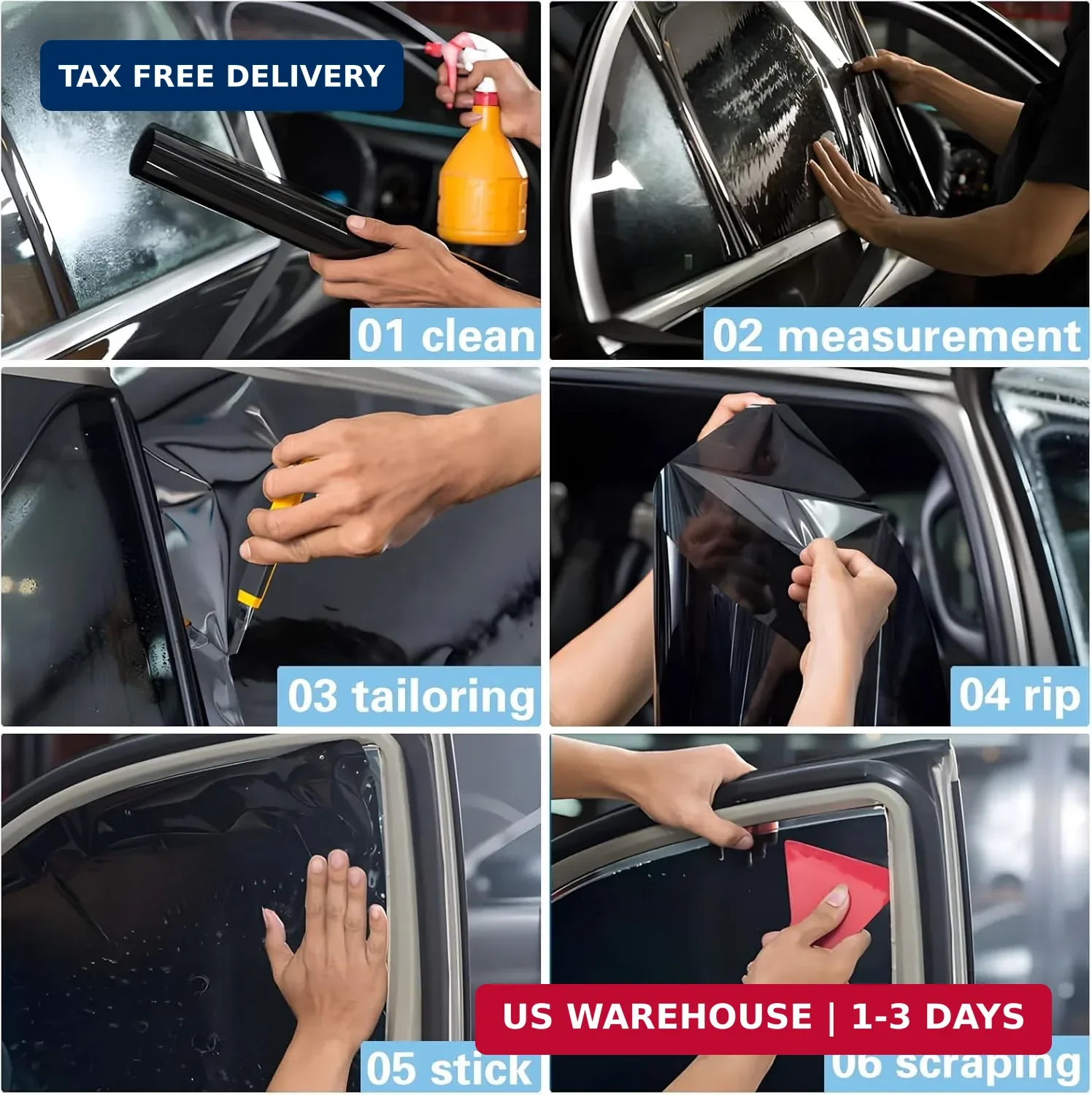 Window Tint Film for Cars, 20% VLT 20in x 10Ft Ceramic Window Tints, Blocks 99%