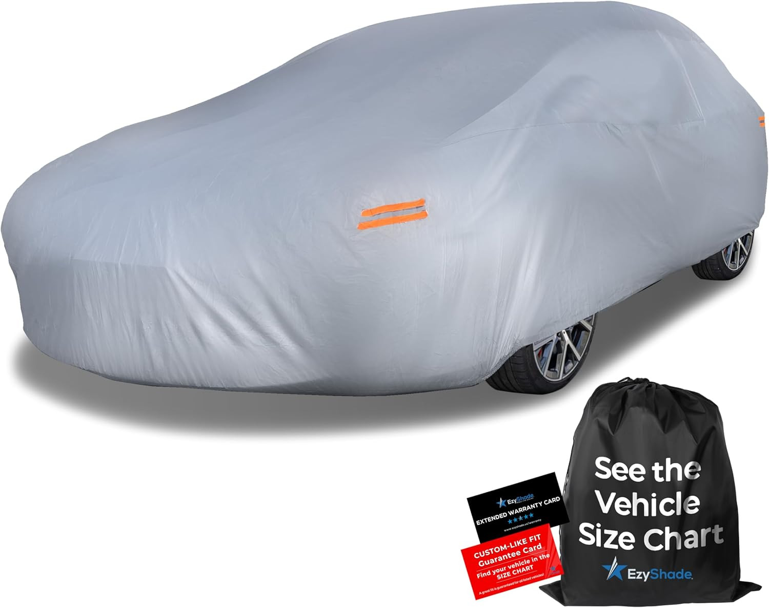 10-Layer Waterproof Car Cover for Corvette, Mustang & Classic Cars – Size C4