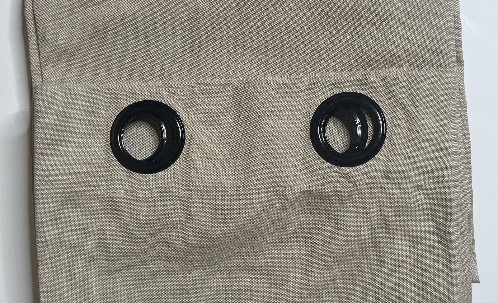 Restoration Hardware Sunbrella Outdoor Drapery Grommets 50″W x 84″L Flax $169