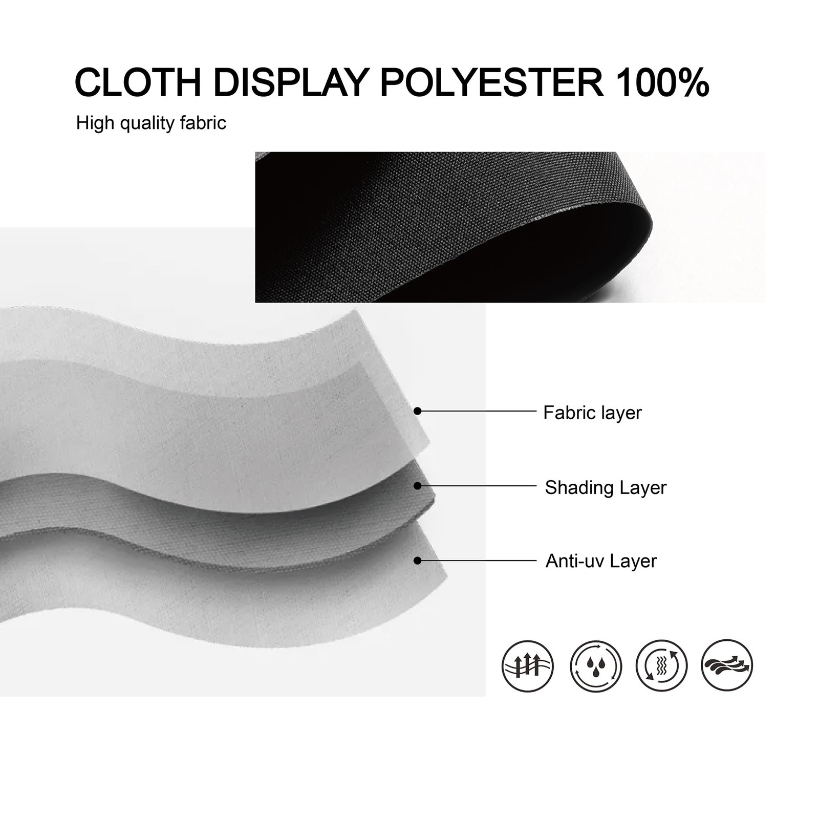 Cordless 100% Blackout Roller Shades for Windows and Doors, Pull Down Room Da…
