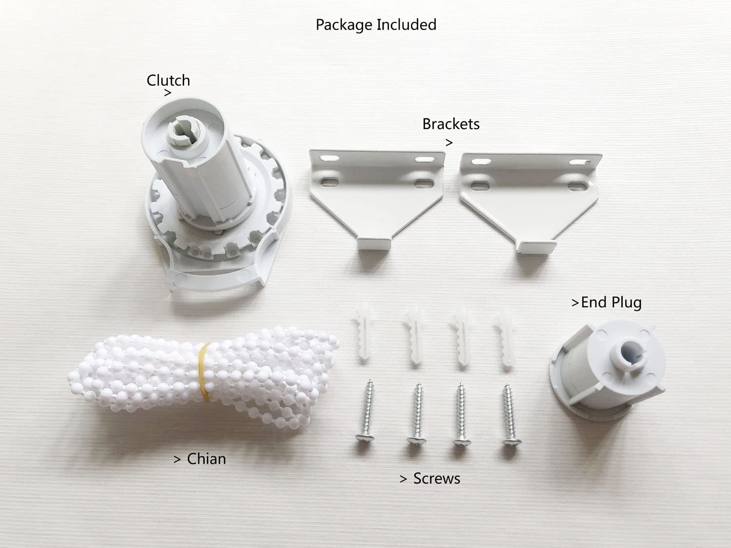 Luanxu Universal Roller Shade Clutch for 1 1/2″ (38mm) Tube with Metal Bracke…