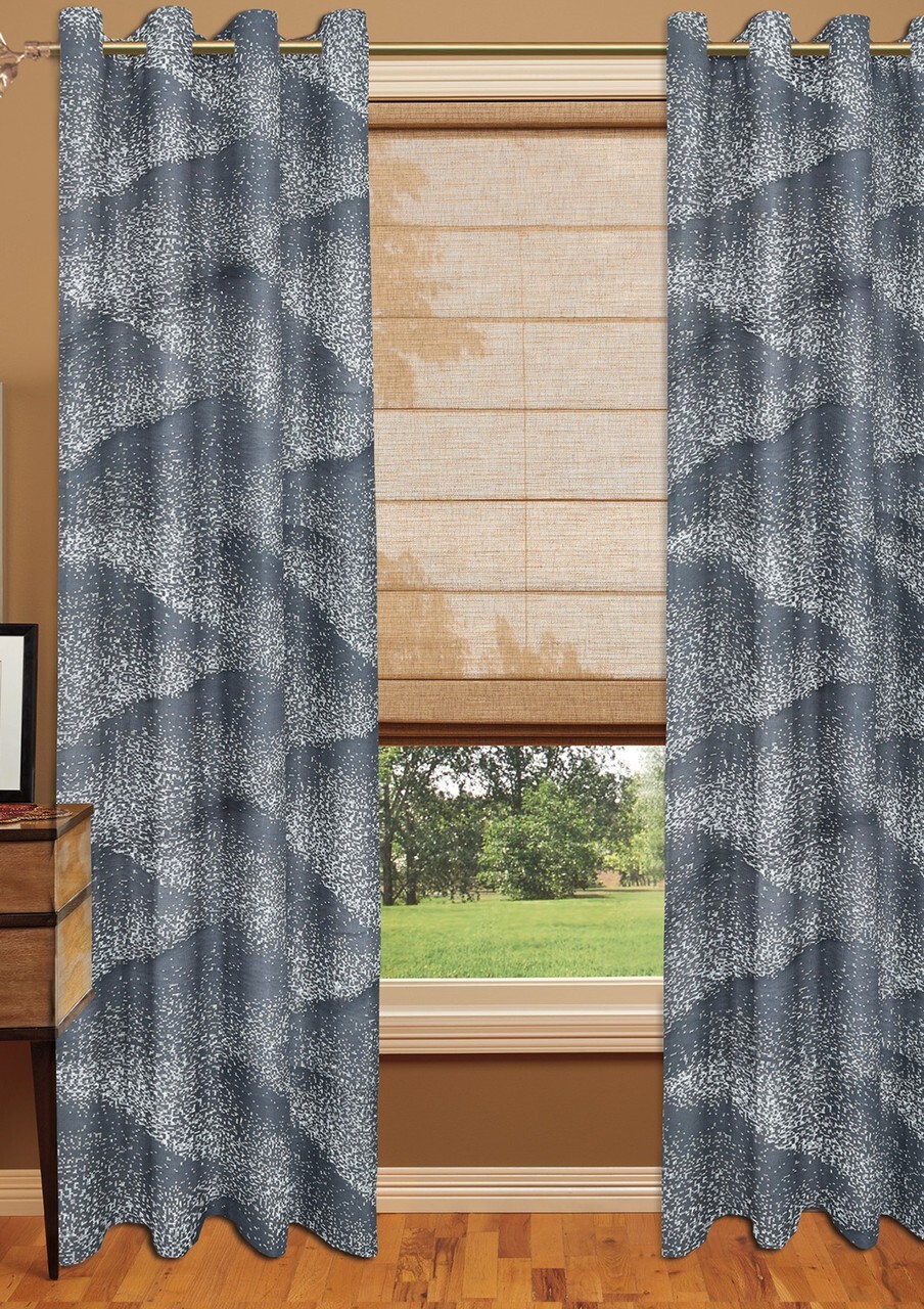 Clift Drapes- Denim – Polyester- With Lining- 60 Inches W x 96 H