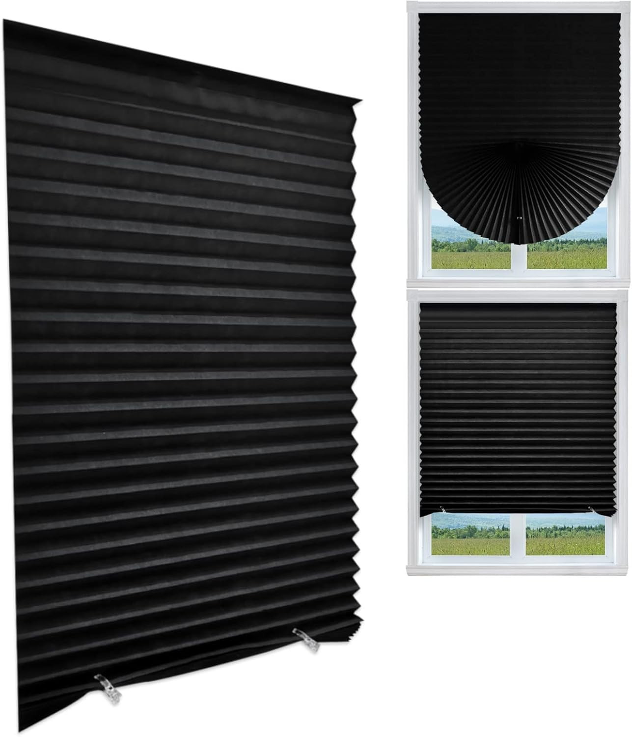 Blackout Blinds for Windows – Temporary Self Adhesive Blinds, No Drill Required