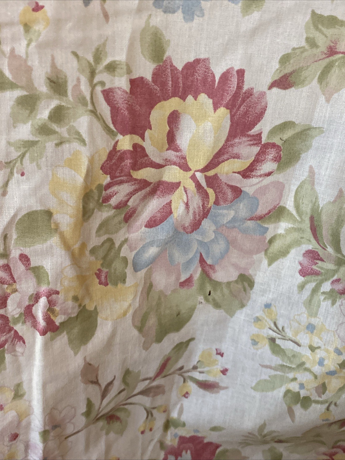 Vtg JC Penney Home Collection Floral Curtain Set 42×85