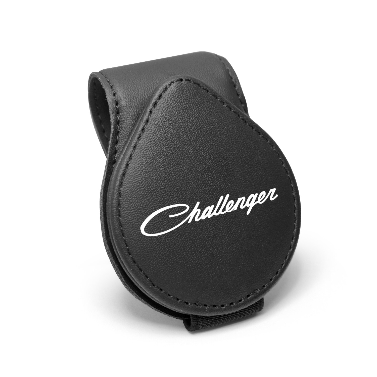 Dodge Challenger Classic Leather Magnetic Sunglass Holder Car Sun Visor Clip