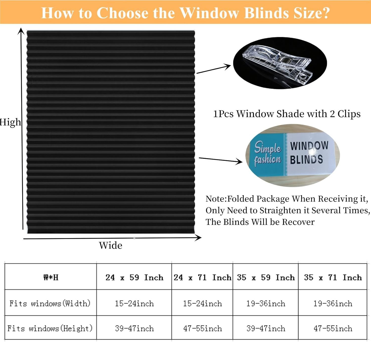 Blackout Blinds for Windows – Temporary Self Adhesive Blinds, No Drill Required