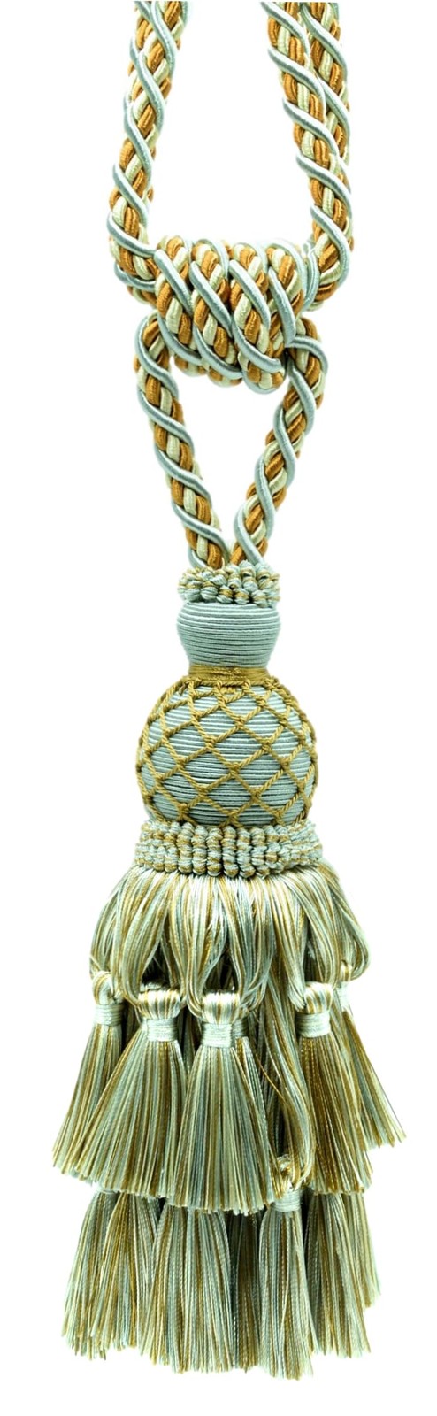 Lavish Large Curtain & Drapery, Hand Crafted Tassel Tieback, Tassel Length 11…