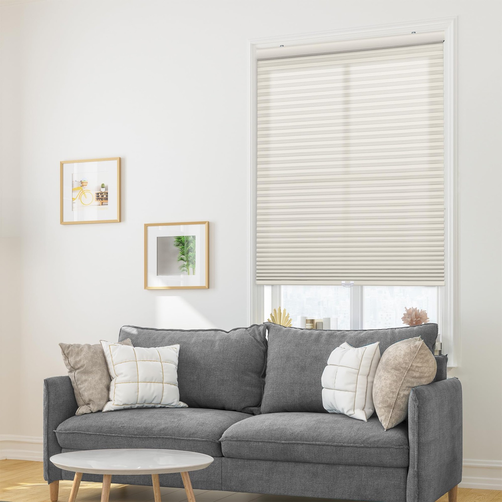 Dez Furnishings Cordless 1 Signature Light Filtering Cellular Shade 53 W X 60 H