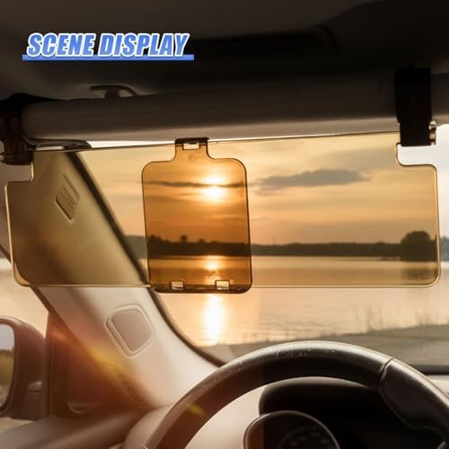 YoRise HD Car Sun Visor Extender, Adjustable Polarized Anti-Glare 1PC