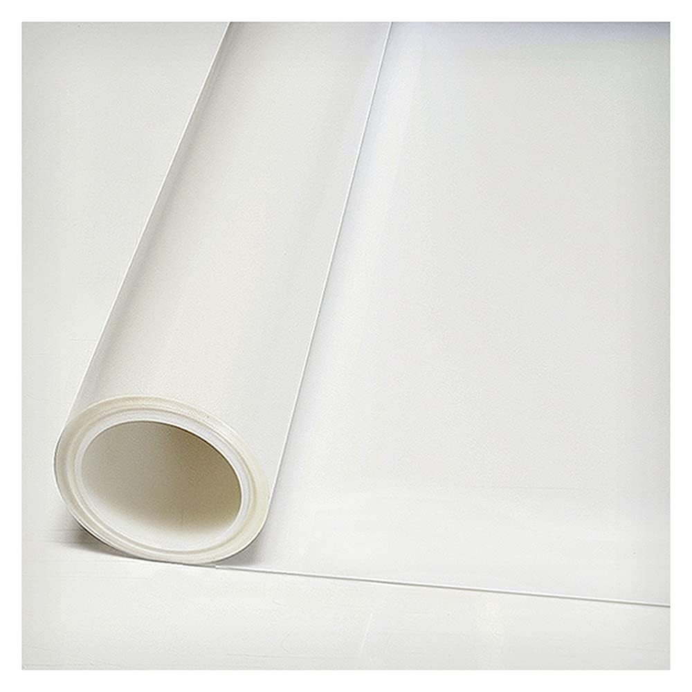 Decorative White Matte Frosted Window Film – 36″ x 12ft Privacy Opaque Glass Cov