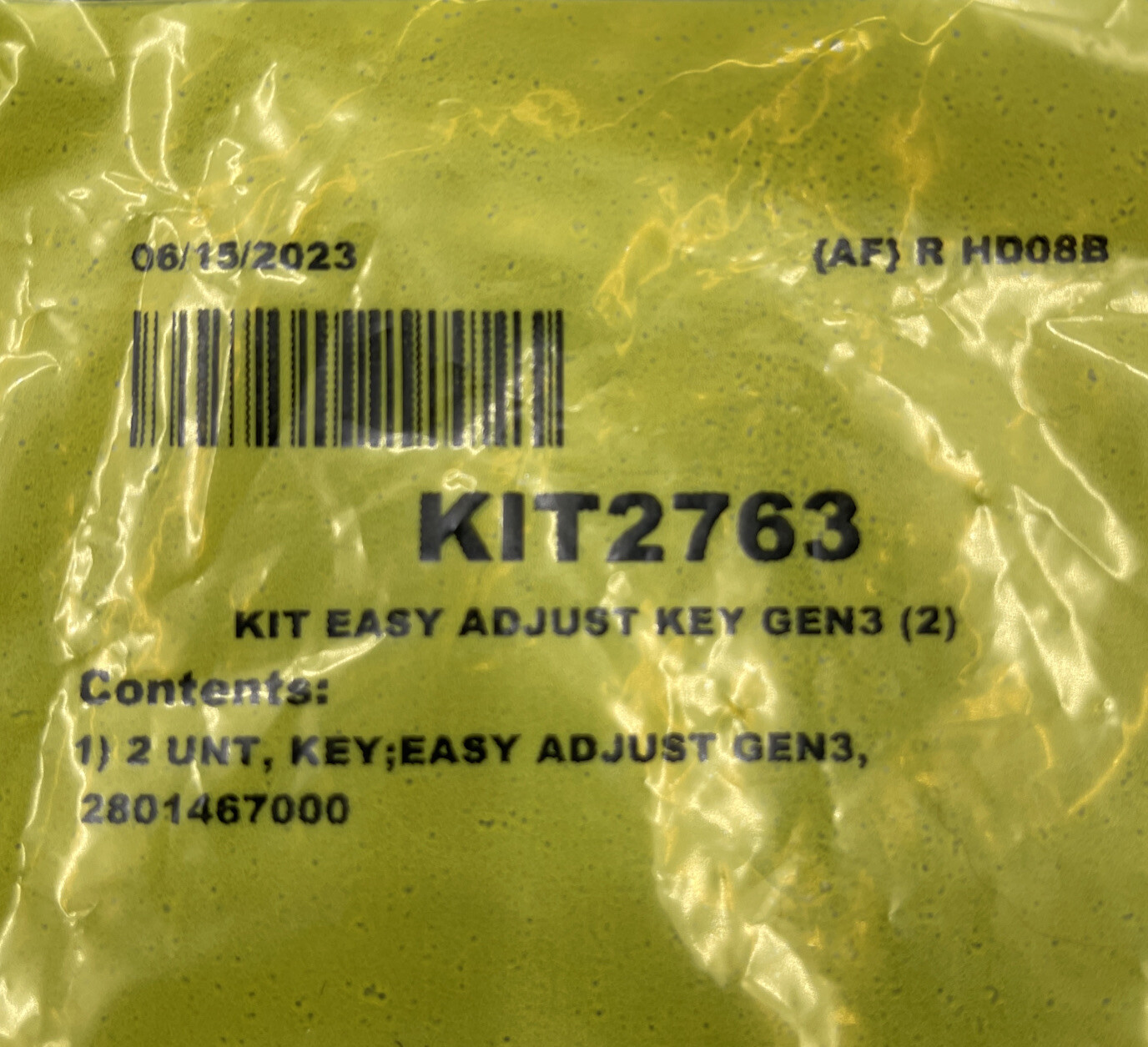 Hunter Douglas Easy Adjust Key Gen3 For Honeycomb Shades KIT2763 2 Keys In Bag