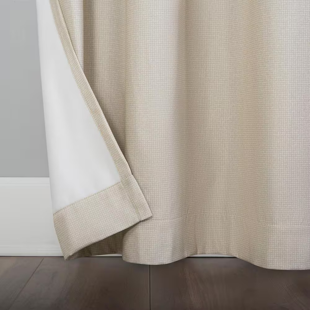 Lindstrom Stone 40 In. W X 63 In. L Grommet Room Darkening Curtain (Single Panel
