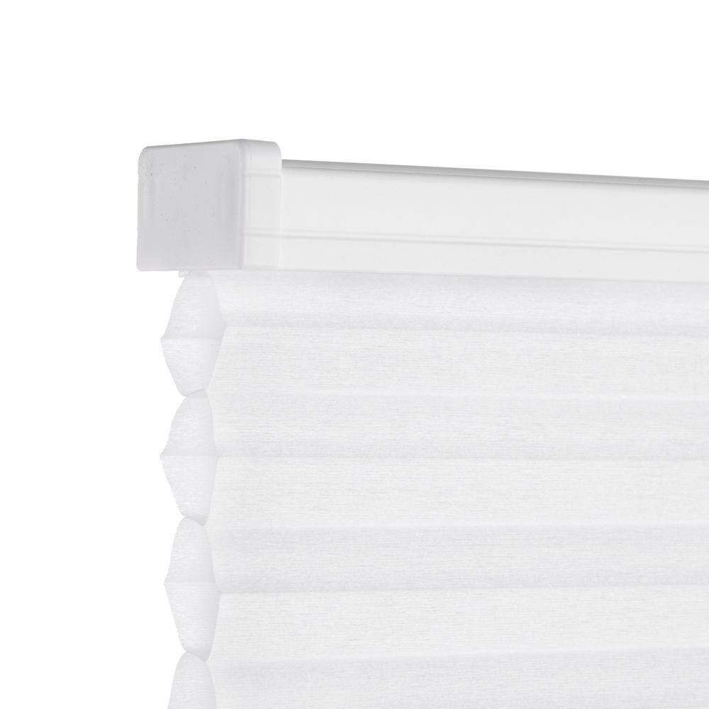 Snow Drift Cordless Light Filtering Polyester Cellular Shades-17 In. W X 64 In.