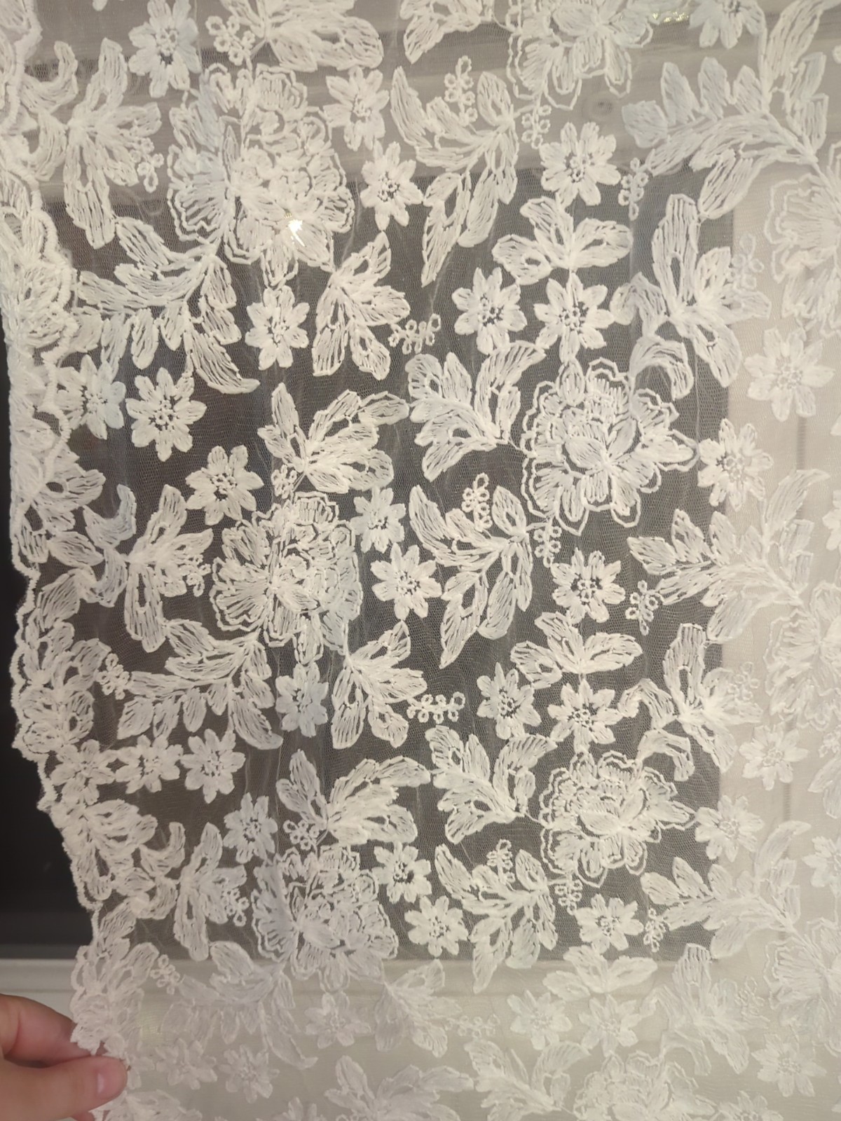 Lace curtains 2 panels 44×62