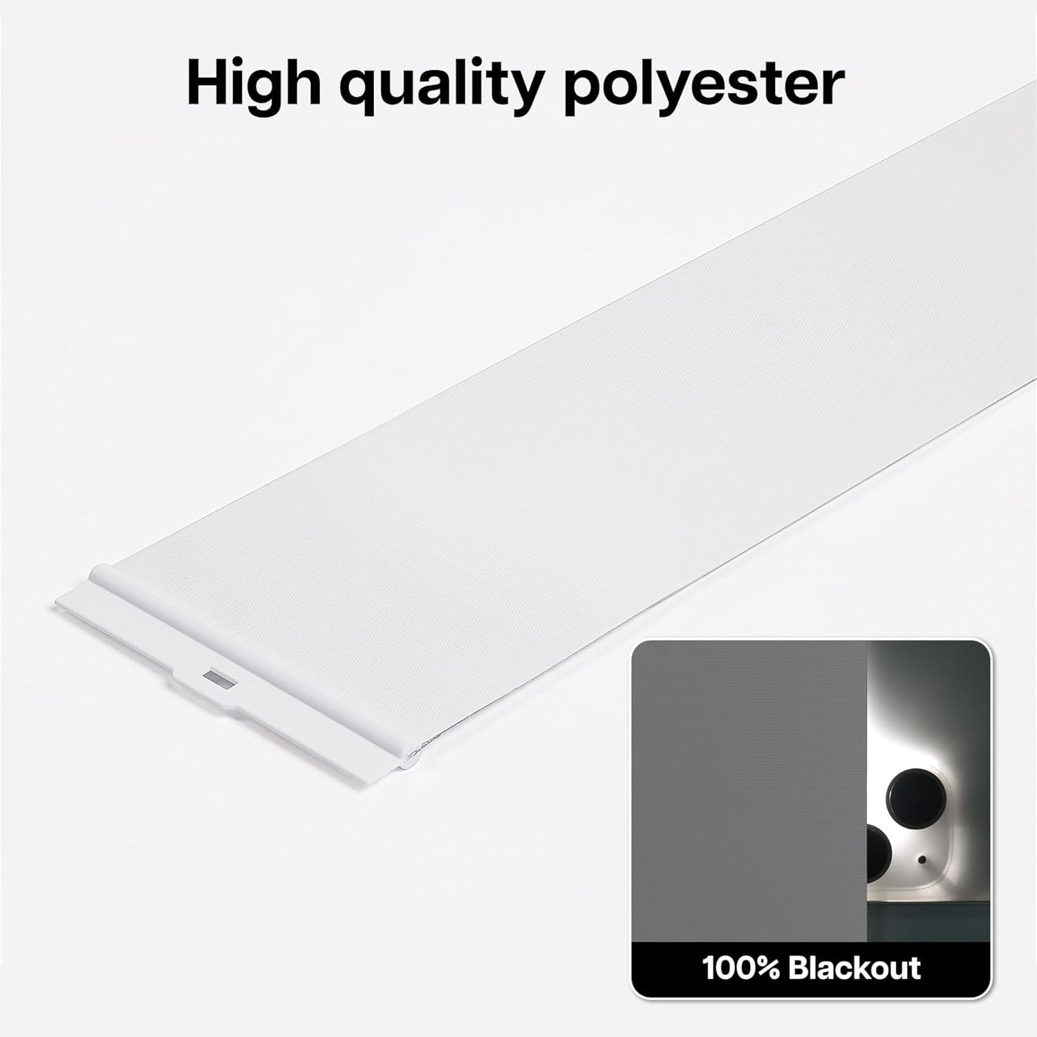 Vertical Blinds Replacement Slats, Room Darkening 25pcs | Fabric Slats for