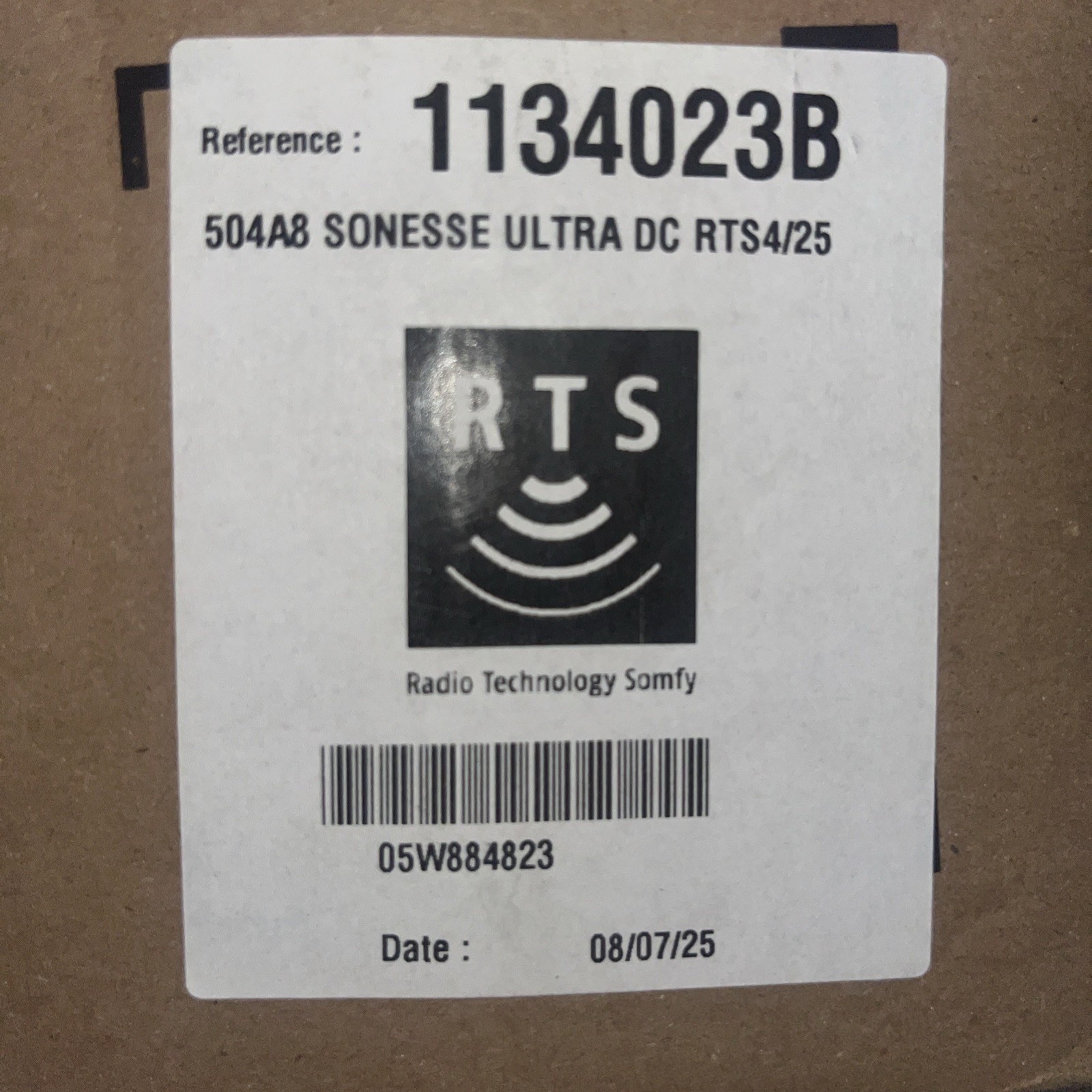 somfy 504A8 sonesse ultra dc rts 425 1134023b Motor Roller Shade G2U