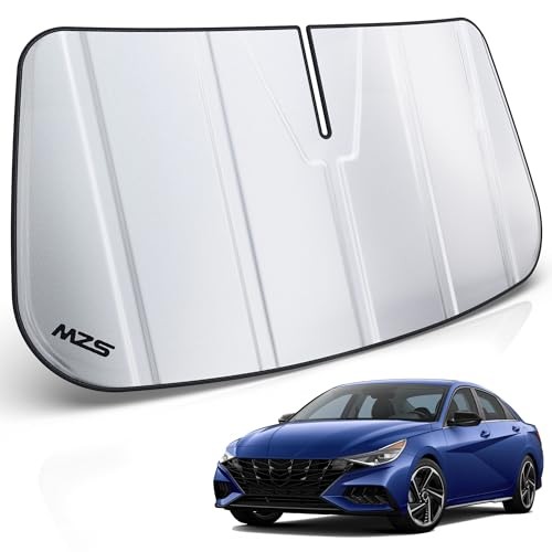 Windshield Sun Shade Compatible with Foldable Car Front Elantra 2021-2026