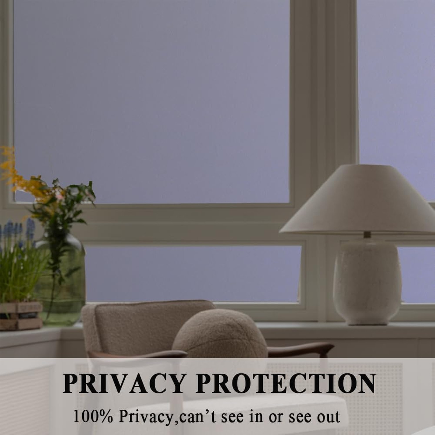 Whiteout Blackout Room Darkening Window Film Privacy No Glue 17.5×78.7in | 10…