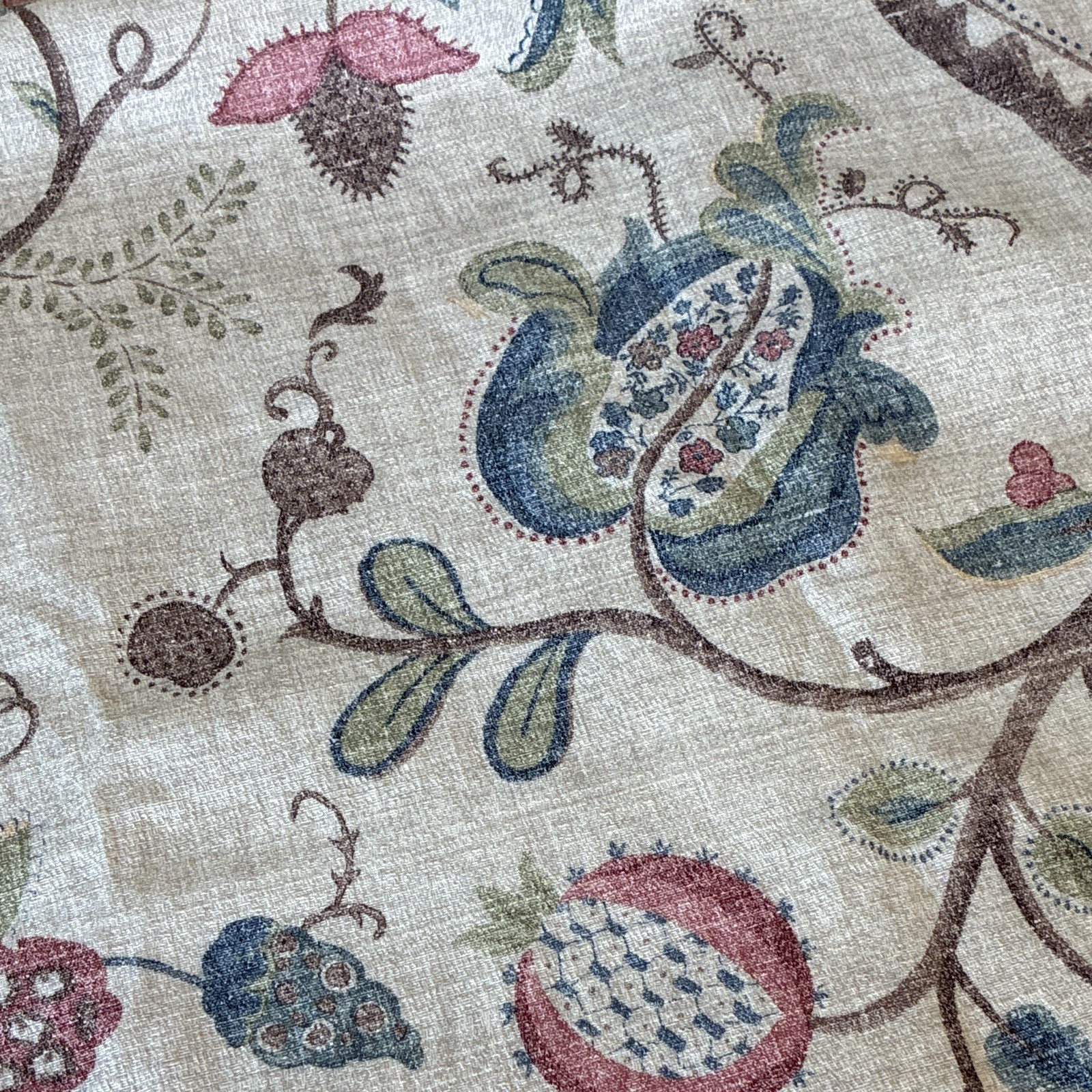 Martha Stewart Everyday Lined Light Filtering Rod Pocket Panels 50×63 Floral, 2