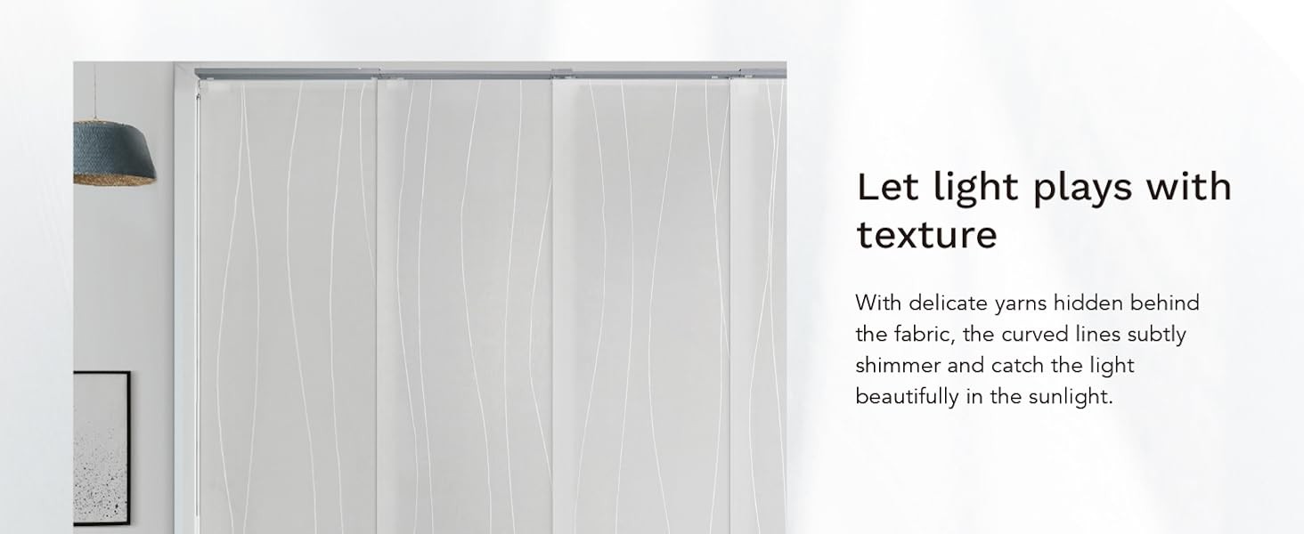 Adjustable Sliding Panel Track Blinds, White Vertical Blinds, Extendable Track
