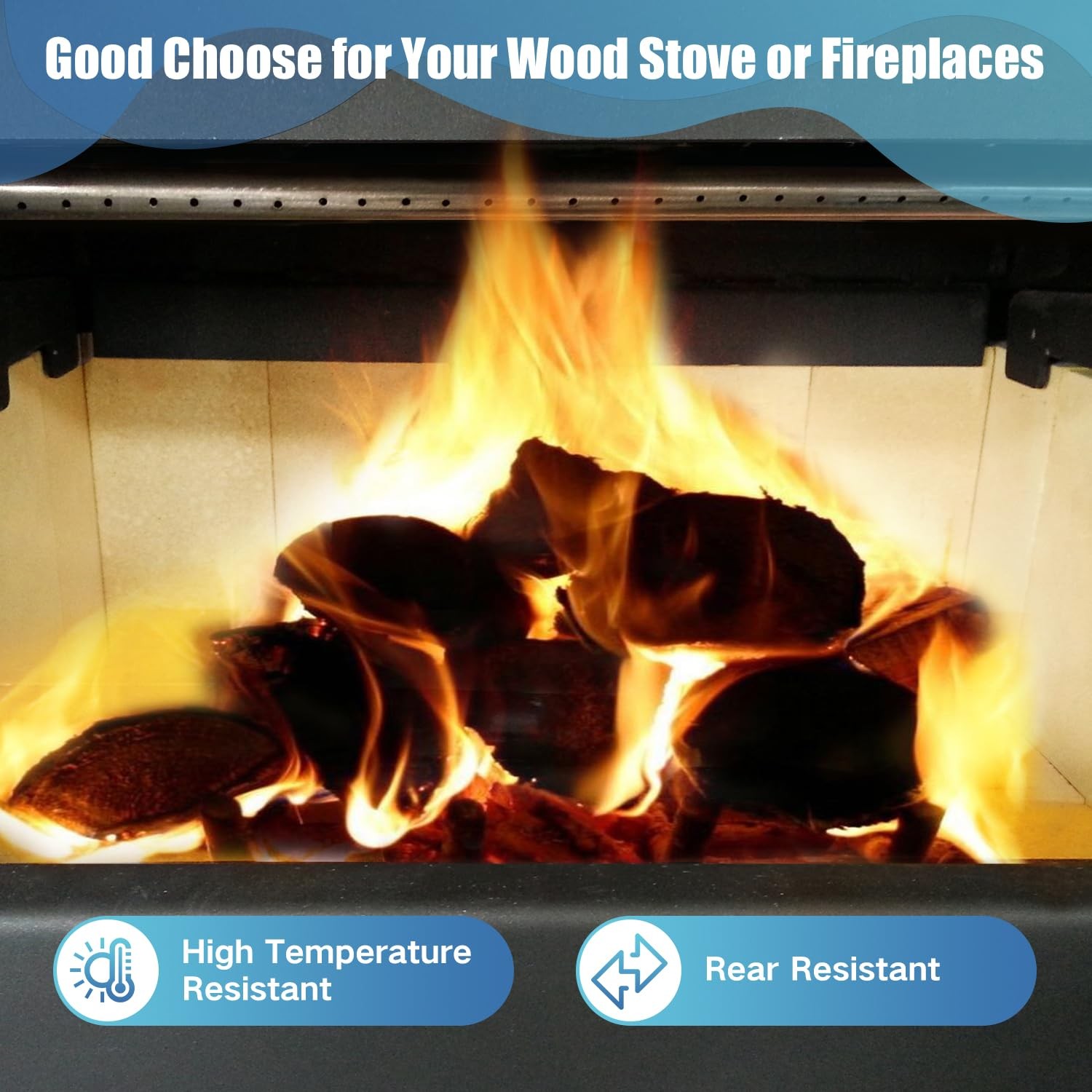 Woodstove Firebricks, Fire Bricks, Size 9 X 4-1/2 X 3/4, High Temperature Resist