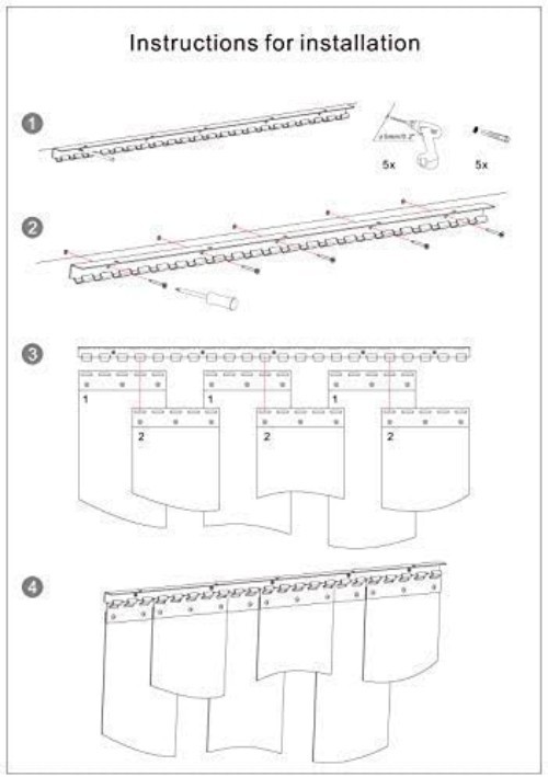 Modern 6PCS Waterproof PVC Strip Door Curtain – 84″ x 36″ for Homes & Businesses