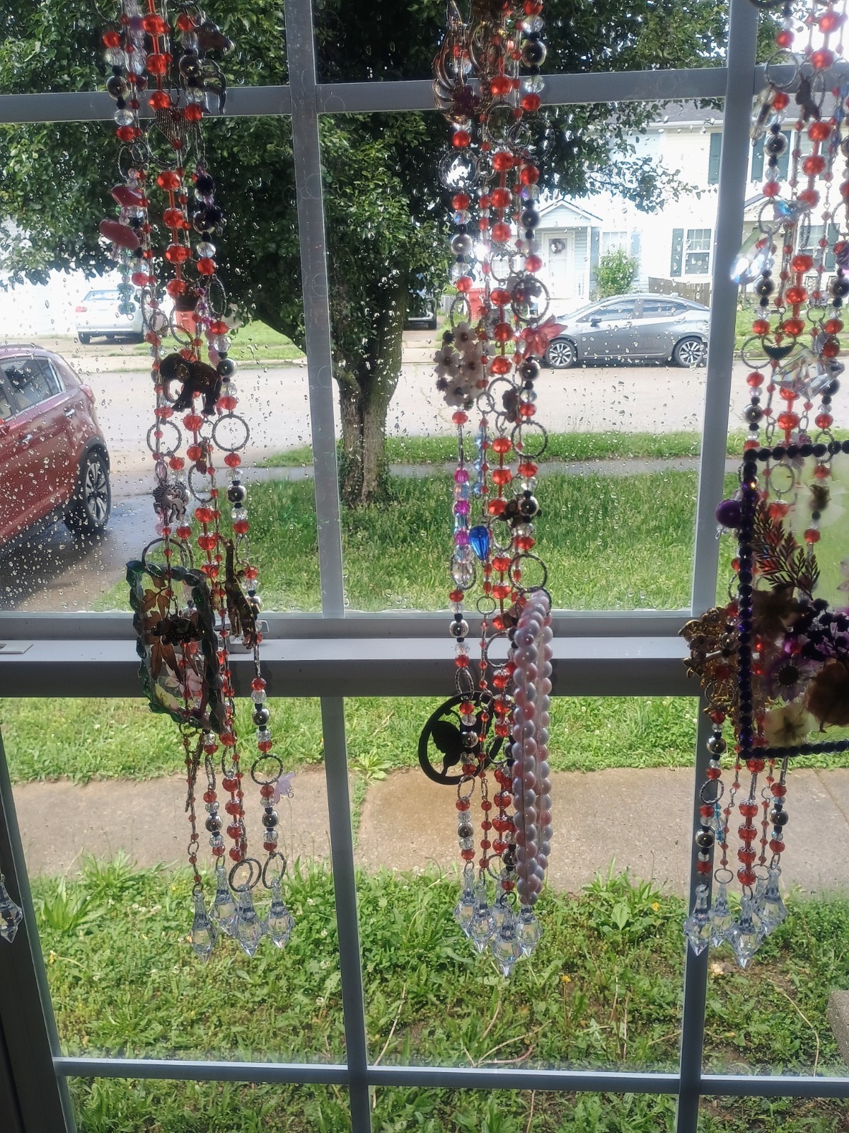 Crystal Curtains, Kool Kat, Loaded With Charms, Set Of 6