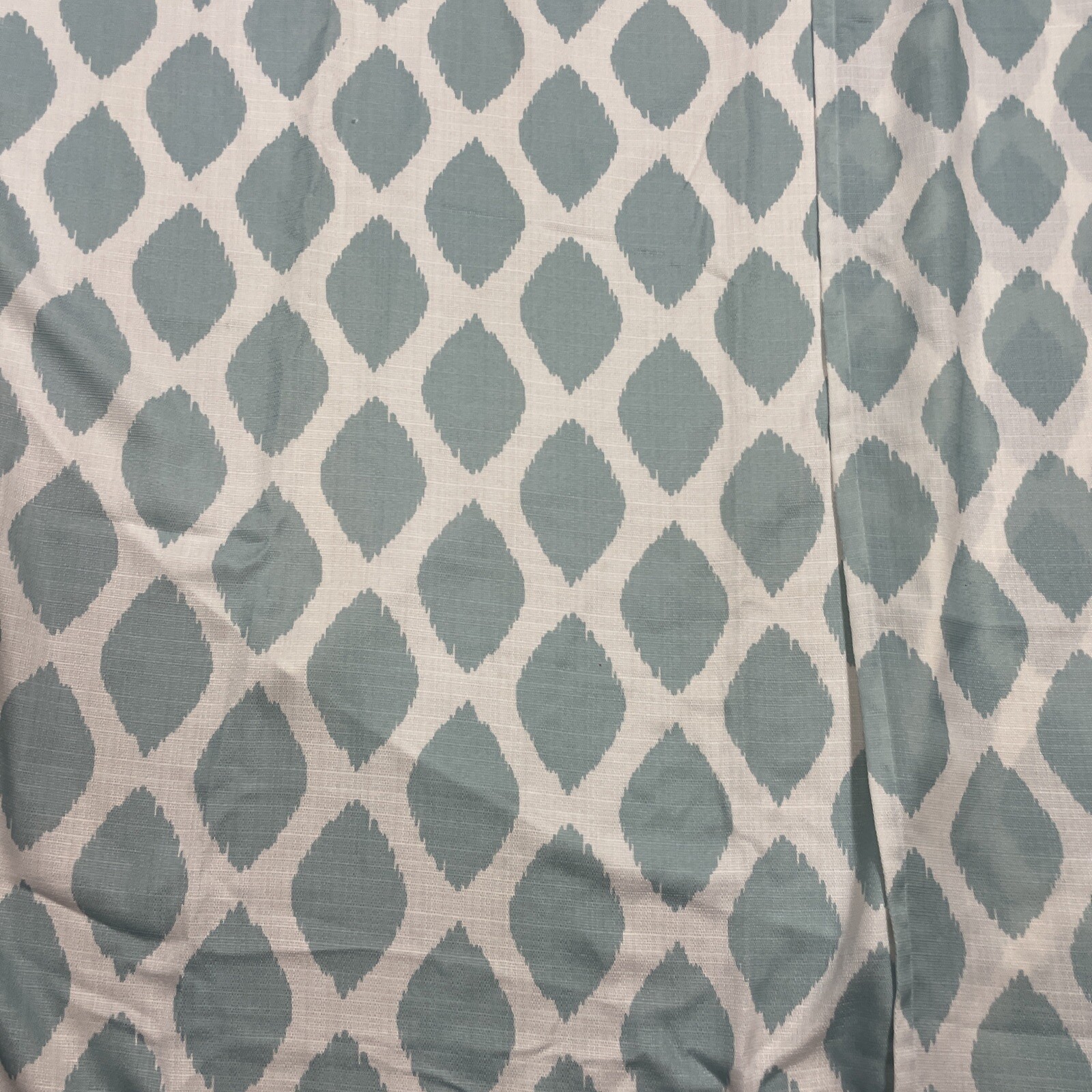 2 Better Homes and Gardens Seafoam green ivory grommet Curtain Panel 52”x82”