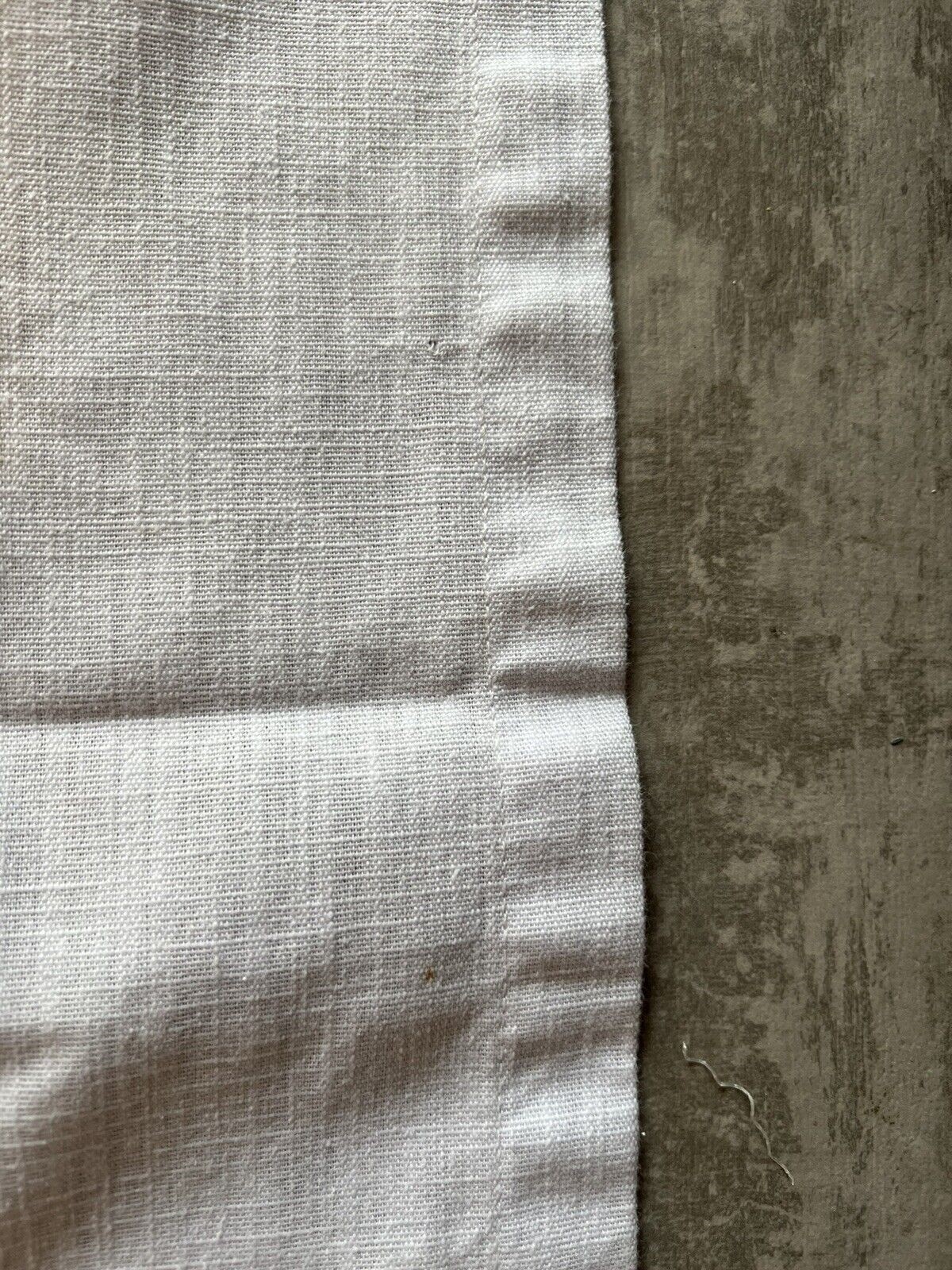 CALVIN KLEIN Linen Blend Elephant Gray Designer 2 Panel Curtain Set 48″ x 93″