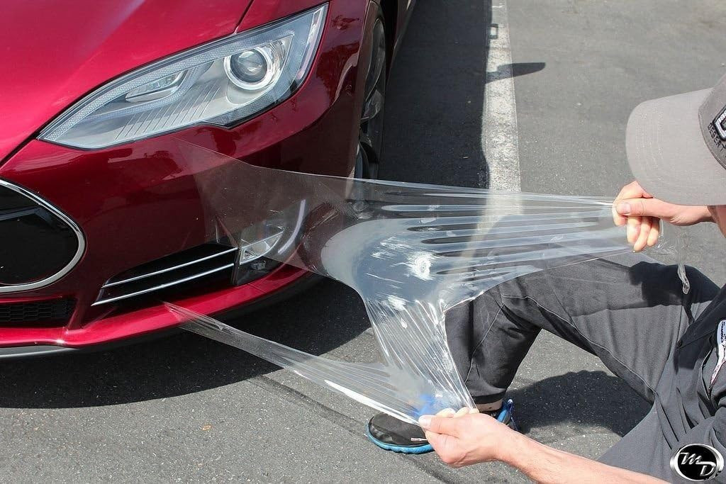 Vvivid 12X60 Clear Vehicle Wrap Security Film Scratch Water Protection Film