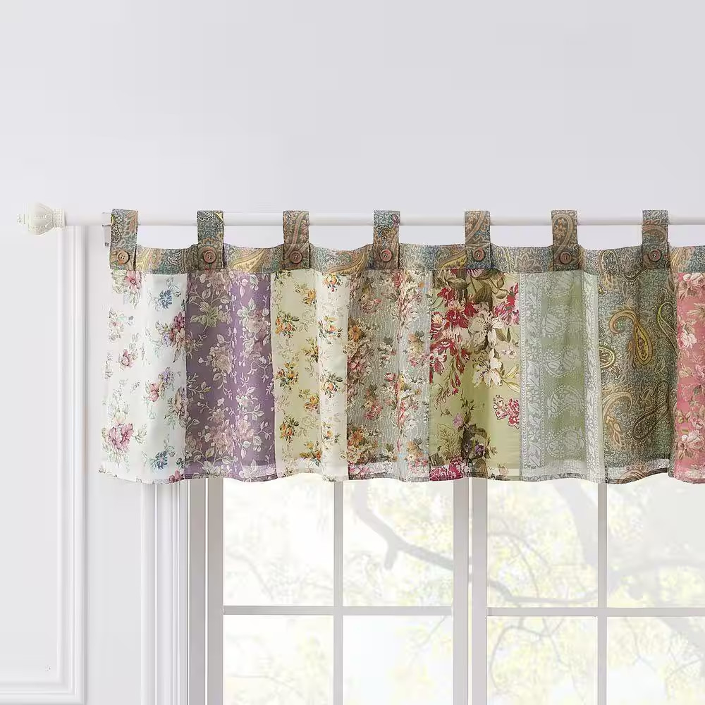Blooming Prairie 21 In. L Cotton Valance in Multi