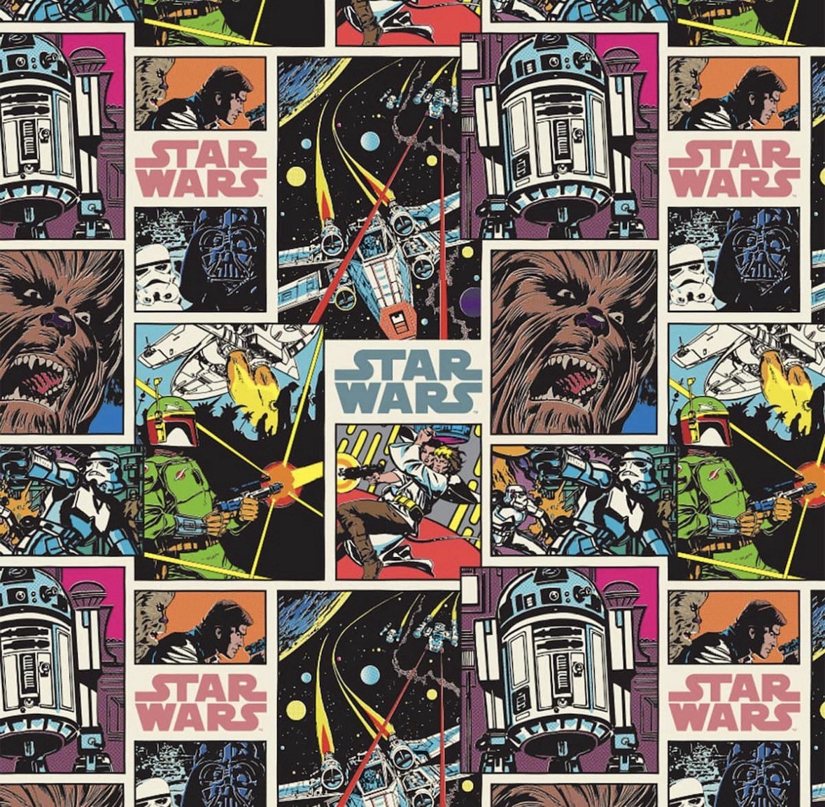 Star Wars VALANCE CURTAIN Kids Bedroom Curtains